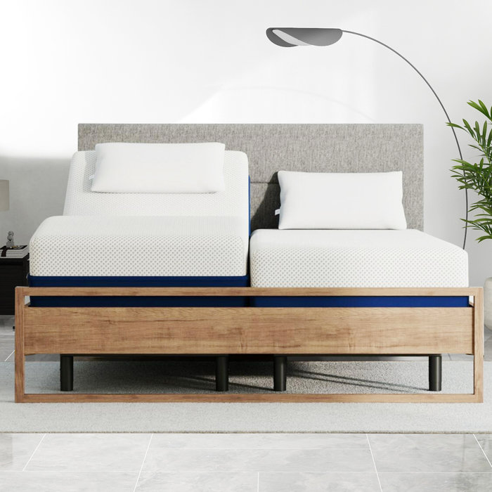 Alwyn Home Mobley Zero Gravity Adjustable Bed with Wireless Remote